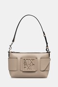 Armani Exchange borsa hobo da donna in similpelle beige