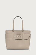 Armani Exchange borsa shopper da donna in similpelle beige 949138 0A874