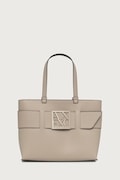 Armani Exchange borsa shopper da donna in similpelle beige 949138 0A874