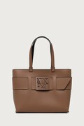 Armani Exchange borsa shopper da donna in similpelle beige 949138 0A874