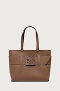 Armani Exchange borsa shopper da donna in similpelle beige 949138 0A874
