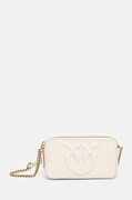 Pinko poseta de piele culoarea alb, 103799 A1LF