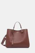 Emporio Armani torebka shopper damska z imitacji skóry brązowa EW000360 AF12036