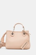 Emporio Armani torebka crossbody damska z imitacji skóry beżowa EW000382 AF12036