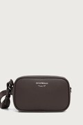 Emporio Armani torebka crossbody damska z imitacji skóry szara EW000537 AF12036