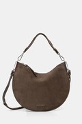 Coccinelle torebka crossbody damska zamszowa COCCINELLESUNUP SUEDE zielona E1 QKG 13 02 01