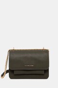 MICHAEL Michael Kors torebka skórzana kolor zielony 32T4GC7C1T