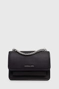 Usnjena torbica MICHAEL Michael Kors črna barva, 32T4SC7C1T