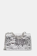 Τσάντα Steve Madden Bnotable χρώμα: ασημί, SM13001564