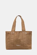 The North Face geanta de bumbac Circular Cotton Tote culoarea maro, NF0A88TN1731