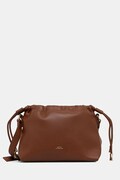 A.P.C. Sac Ninon Mini torebka crossbody damska z imitacji skóry beżowa PUAAT.F61582