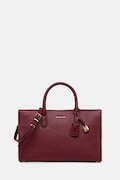 Kožená kabelka MICHAEL Michael Kors zelená barva, 30F4GETS2L