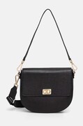 Geox geantă de piele culoarea negru, D25KAA-00046-C9999