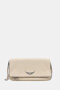 Zadig&Voltaire torebka damska skórzana ROCK GRAINED LEATHER brązowa LWBA00001