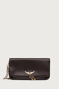 Zadig&Voltaire torebka damska skórzana ROCK GRAINED LEATHER brązowa LWBA00001