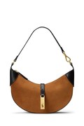 Polo Ralph Lauren geantă hobo de damă din piele maro 428929801