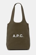 A.P.C. torba tote ninon small kolor zielony PUAAT.M61861