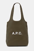 A.P.C. torba tote ninon small kolor zielony PUAAT.M61861