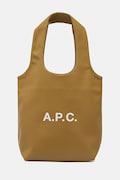 Taška A.P.C. tote ninon small hnedá farba, PUAAT.M61861