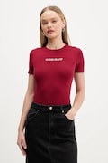 Μπλουζάκι Guess Jeans χρώμα: κόκκινο, W4YI01 J1314