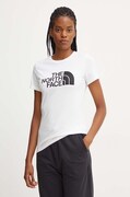 Βαμβακερό μπλουζάκι The North Face Easy Tee γυναικείο, χρώμα: άσπρο, NF0A8A6DFN41