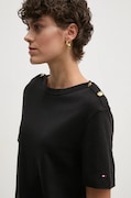 Бавовняна футболка Tommy Hilfiger жіноча колір чорний WW0WW42907