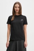 Bavlněné tričko Calvin Klein Jeans černá barva, J20J224439
