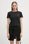 A Bathing Ape cotton t-shirt ONE POINT MINI TEE women’s black color 1K80209003