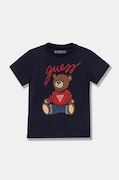 Guess tricou de bumbac pentru copii culoarea albastru marin, H4BT01 I3Z14