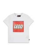 Детска памучна тениска Lego LWTANO 631 в бяло с принт 12011363