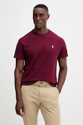Βαμβακερό μπλουζάκι Polo Ralph Lauren ανδρικό, χρώμα: μπορντό, 710916698