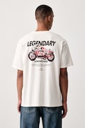 Levi's T-shirt męski bawełniany VINTAGE FIT GRAPHIC beżowy 87373