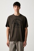 Levi's t-shirt ανδρικό βαμβακερό VINTAGE FIT GRAPHIC καφέ 87373