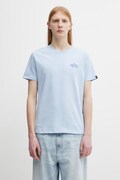 Alpha Industries T-shirt bawełniany męski niebieski 148516