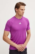 adidas Performance t-shirt treningowy Gym+ kolor fioletowy gładki IW8372