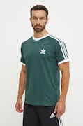 Βαμβακερό μπλουζάκι adidas Originals ανδρικό, χρώμα: πράσινο, IY8720