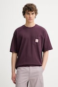 Levi's t-shirt bawełniany męski kolor fioletowy gładki A5850