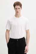 Levi's tricou din bumbac barbati, culoarea alb, neted, A3756