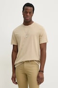 Levi's tricou din bumbac barbati, culoarea bej, neted, A3756