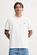 Bavlnené tričko A.P.C. t-shirt boxy petit vpc pánske, hnedá farba, s potlačou, COHBQ.H26391
