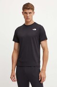 The North Face tricou sport 24/7 culoarea negru, neted, NF0A894BJK31