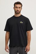 Тениска Lacoste в черно с изчистен дизайн TH2745