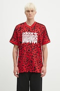 Μπλουζάκι adidas Originals AOP Jersey χρώμα: κόκκινο, IZ4833