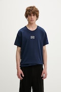 HUGO lounge t-shirt ανδρικό με βαμβάκι Laze T-Shirt σκούρο μπλε 50525236