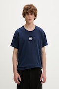HUGO домашна тениска мъжка с памук Laze T-Shirt тъмносиня 50525236