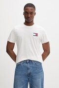 Tommy Jeans t-shirt męski bawełniany beżowy DM0DM20740