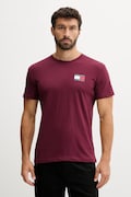 Бавовняна футболка Tommy Jeans колір бежевий з принтом DM0DM20740