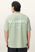 AllSaints tricou oversized pentru bărbați din bumbac MINA verde M071PB