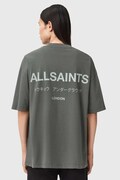 AllSaints oversize t-shirt Ανδρικό βαμβακερό πράσινος M071PB