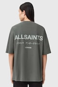 AllSaints oversize t-shirt Ανδρικό βαμβακερό πράσινος M071PB